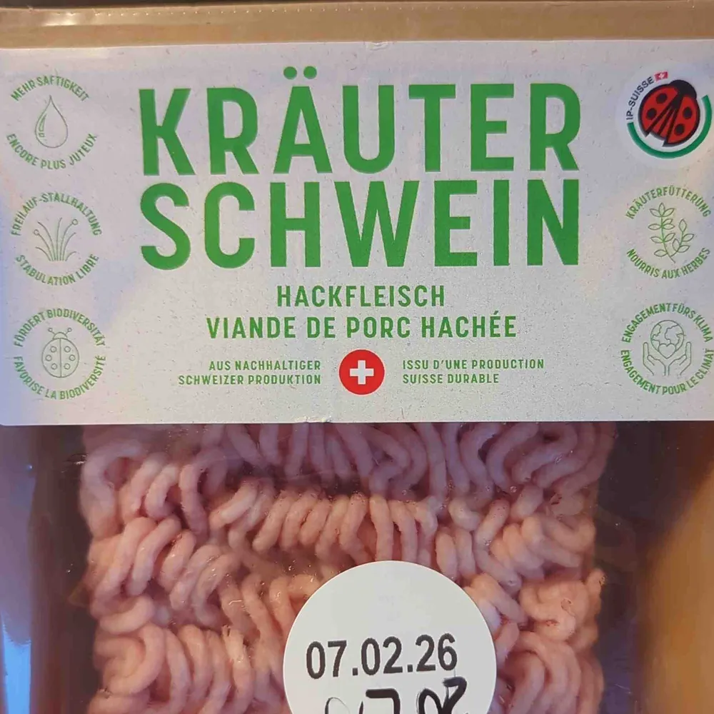 Kräuter Schwein Hackfleisch