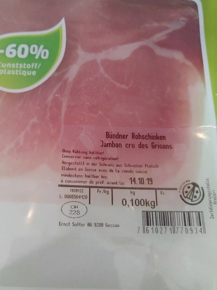 Bündner Rohschinken