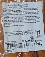 Saucisses de l'Emmental