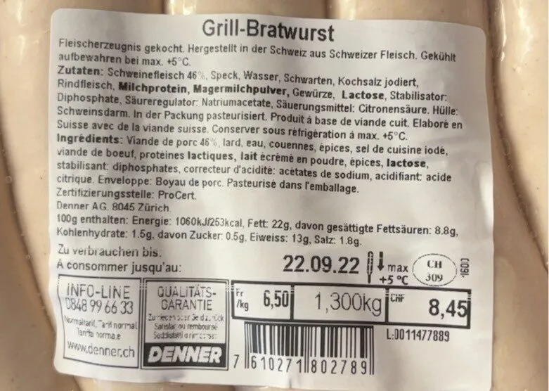 Saucisses a griller