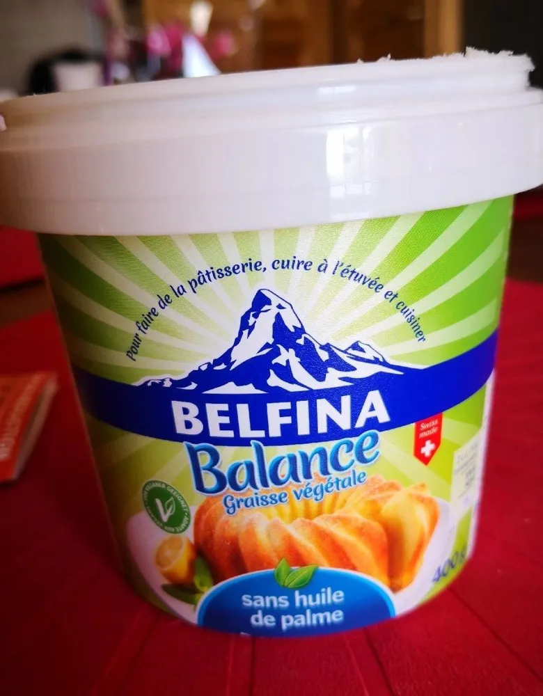 Balance graisse végétale