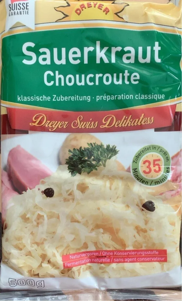 Sauerkraut Choucroute