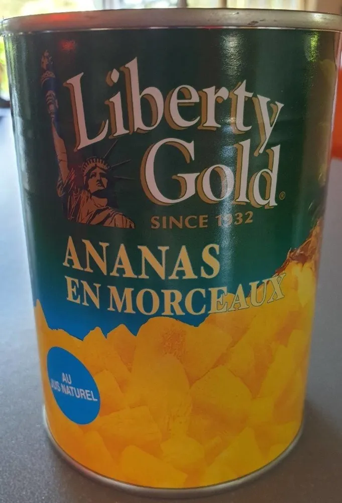 Ananas en morceaux