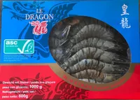 Crevettes Backtiger avec tête