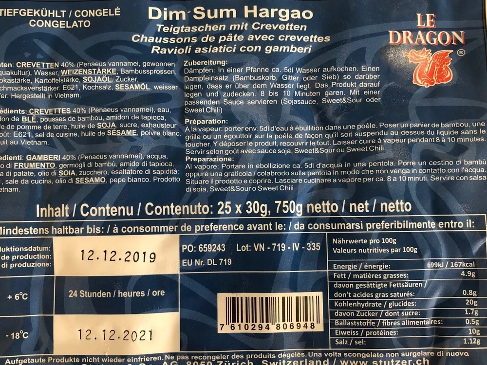 Dim sum hargao