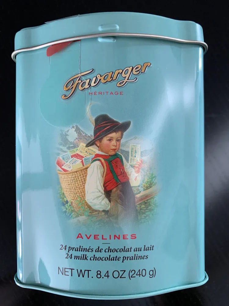 Avelines Boîte Héritage Favarger 240 GR, 1 Boîte