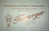 chocolat des familles au lait