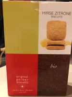 Biscuit au millet et au citron