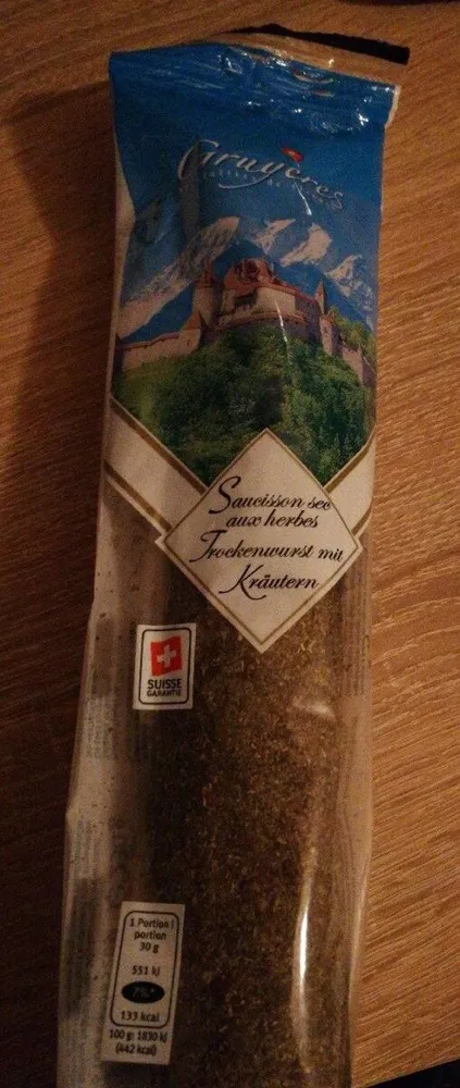 Saucisson sec aux herbes