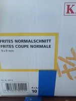 Frite coupe normale