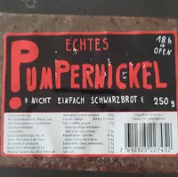 Echtes Pumpernickel