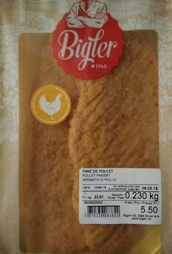 Pané poulet Bigler