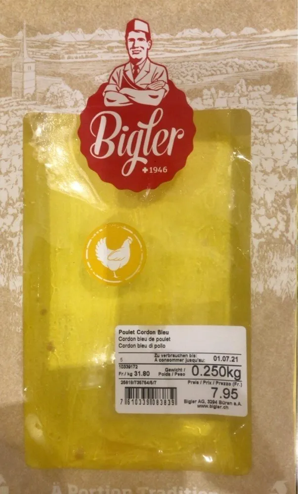 Poulet cordon bleu