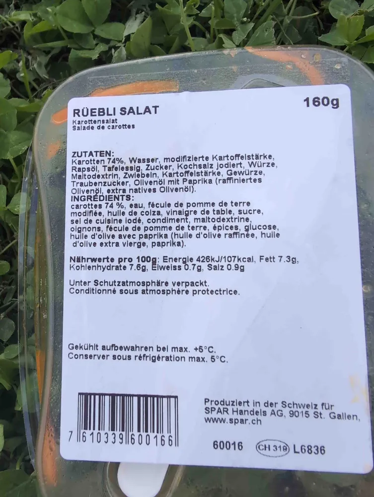 Spar Rüeblisalat