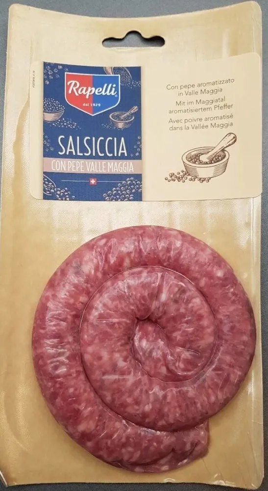 Salsiccia con pepe Valle Maggia