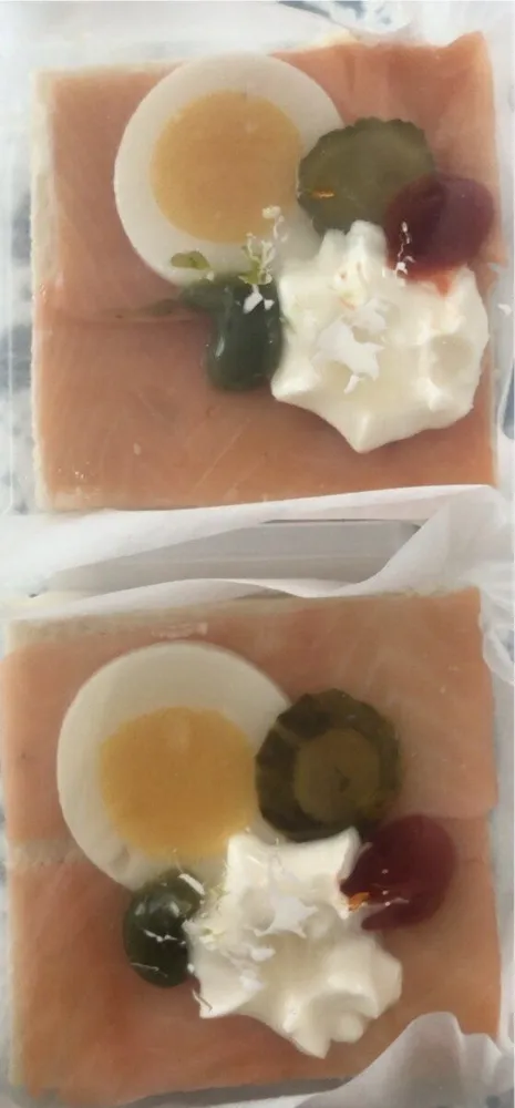 Canapé mit Lachs