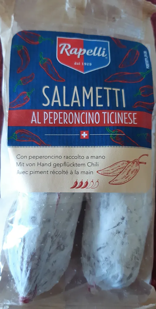 Salametti al peperoncino ticinese