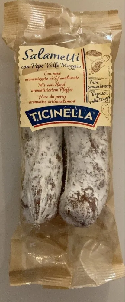 Salametti avec poivre Valle Maggia