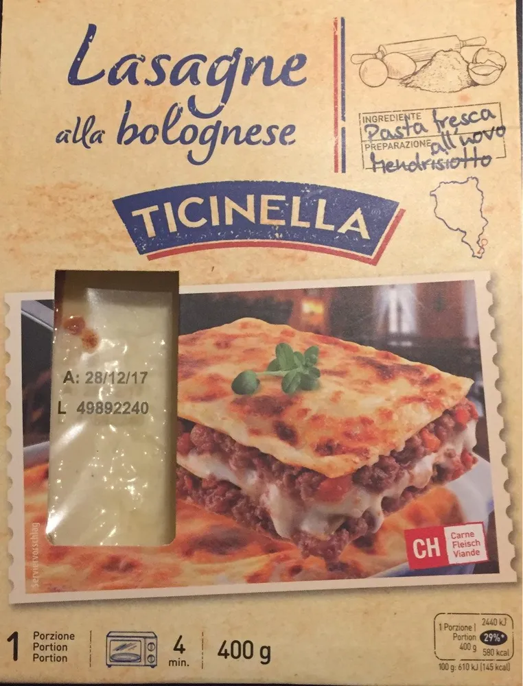 Lasagne alla bolognese