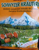 Bonbons suisses aux extraits de plantes