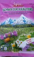 Bonbons suisses aux extraits de plantes