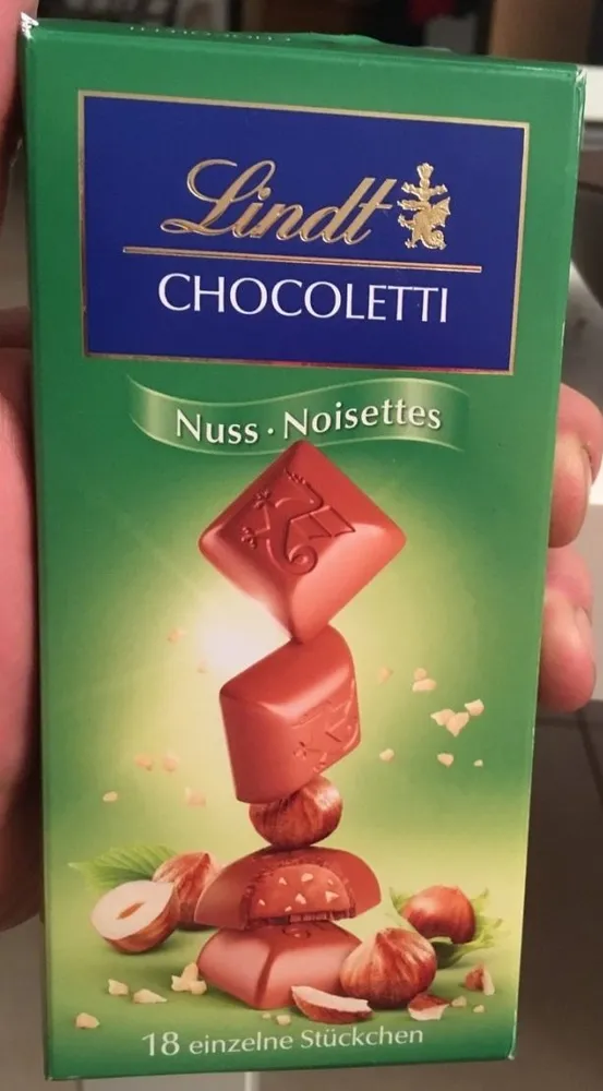 Chocoletti Noisettes Lindt 100 GR