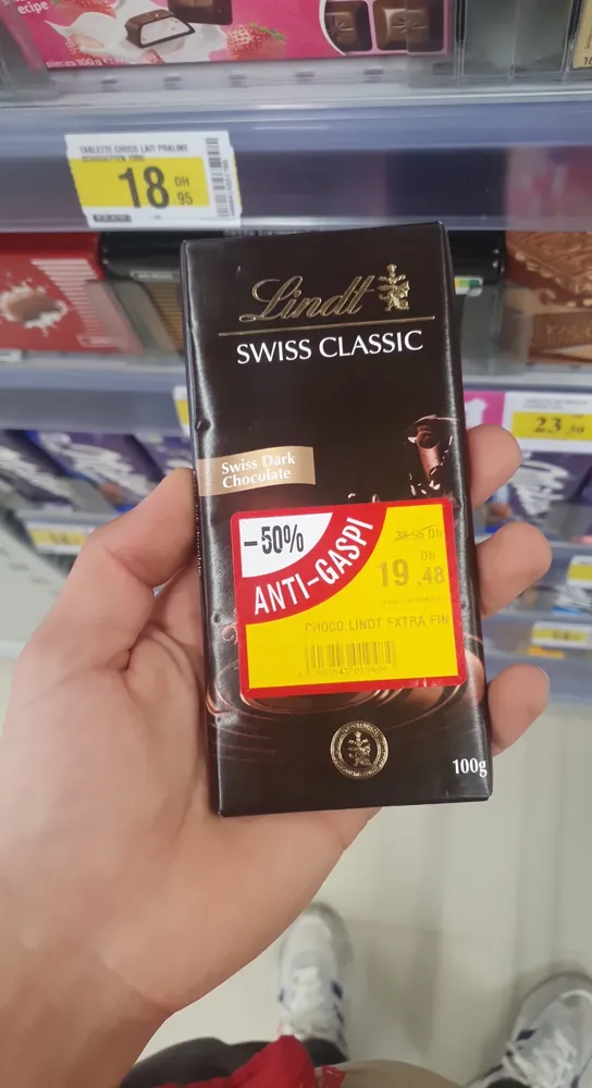 Lindet choco swis dark 2yrs prod