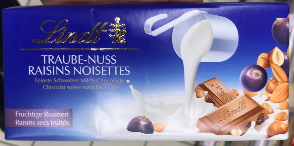 Lind Swiss classic, raisins roasted hazelnut almonds