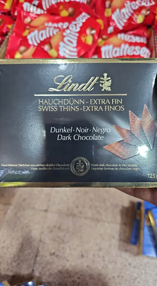 Swiss Thins Extra Fin Dark Chocolate