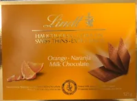 Lindt extra fin Orange chocolat au lait