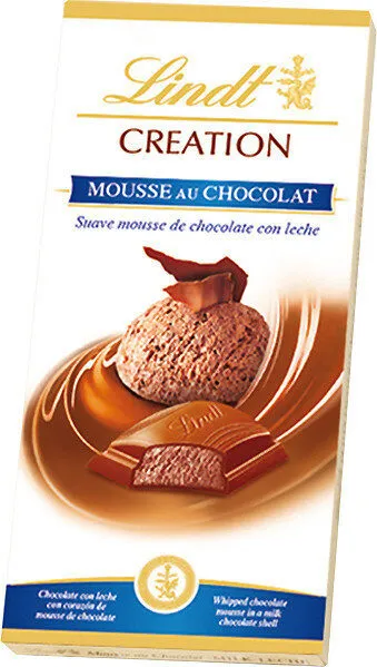 Chocolate con leche relleno de suave mousse