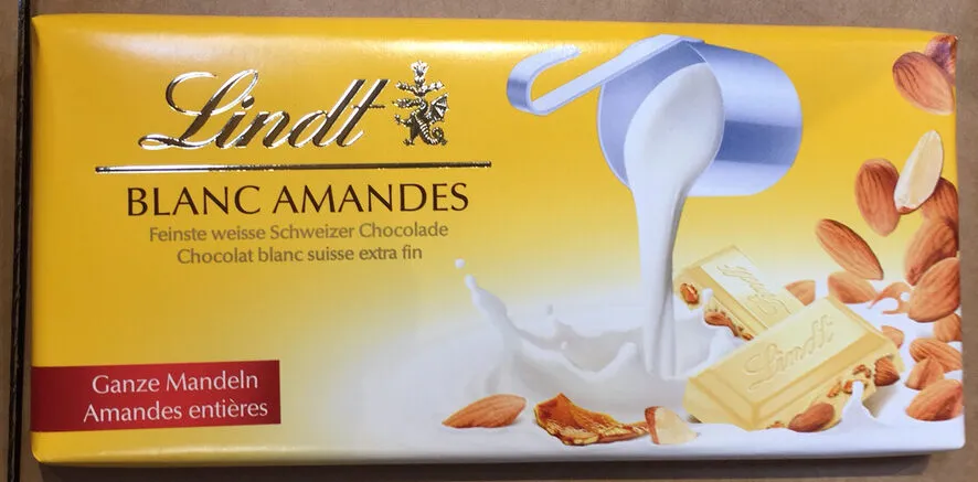 Blanc Amandes Chocolat blanc suisse extra fin