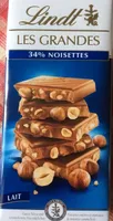 Les Grandes Noisettes Lait Lindt 150 GR
