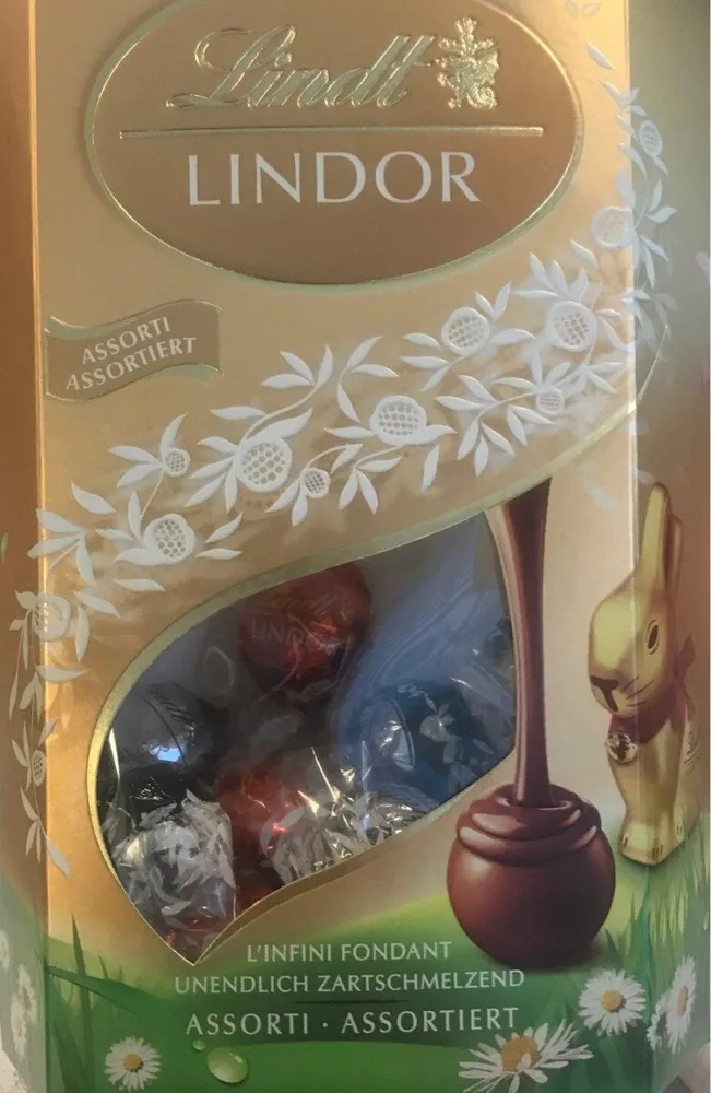 Boules Lindor Assort. Pâques Lindt 500gr, 1 Boîte