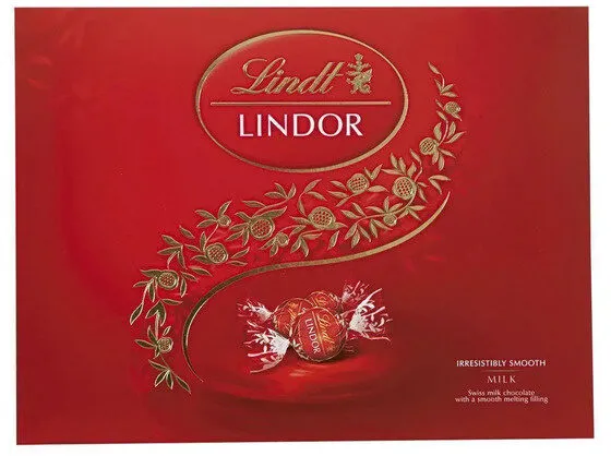 Chocolate Ao Leite Lindt Lindor Caixa 300g