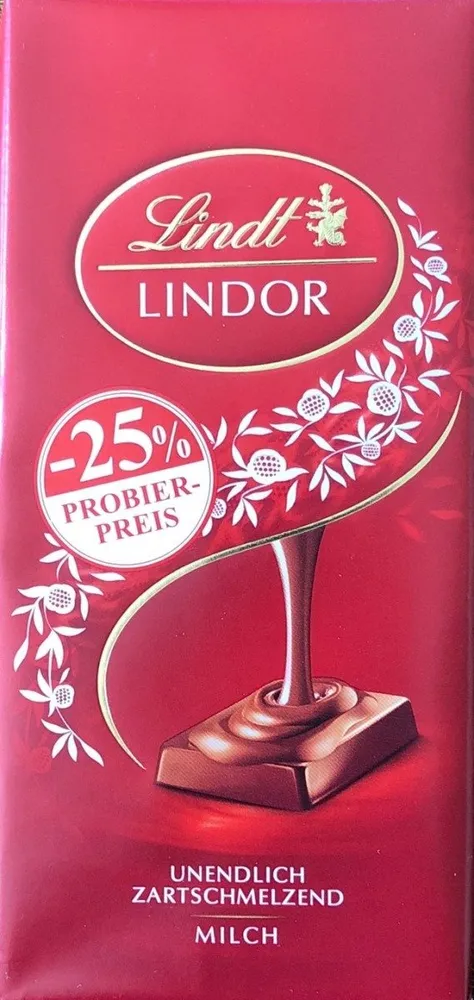 Lindt Lindor Schokolade Unendlich Zartschmelzend, ...