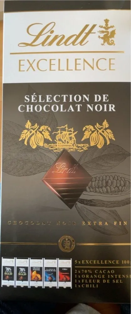 Selection de chocolat noir