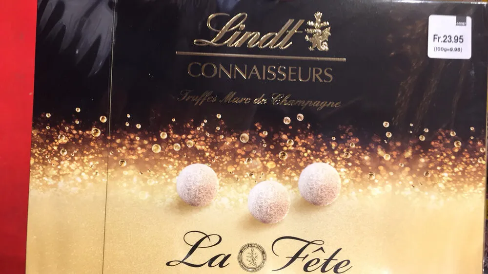 Connaisseurs Truffes Marc de Champagne La Fête