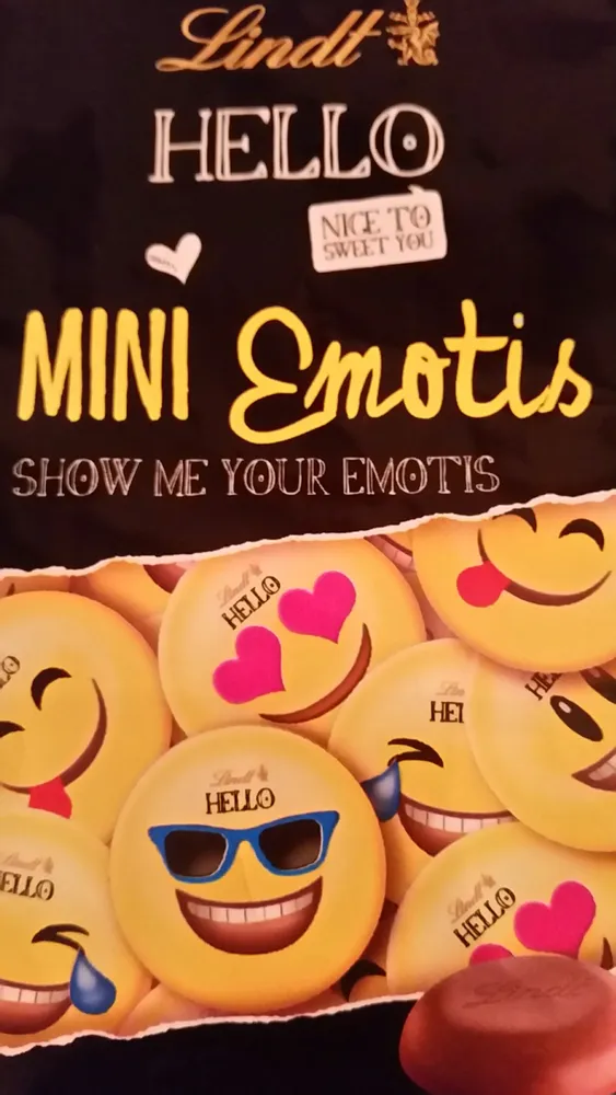 Hello Mini Emotis Chocolat suisse au lait