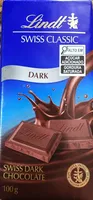 Chocolate Suíço Amargo Lindt Swiss Classic Cartucho 100g
