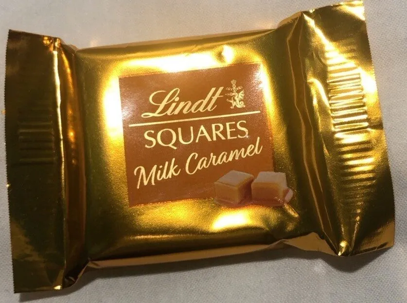 Lindt square milk caramel