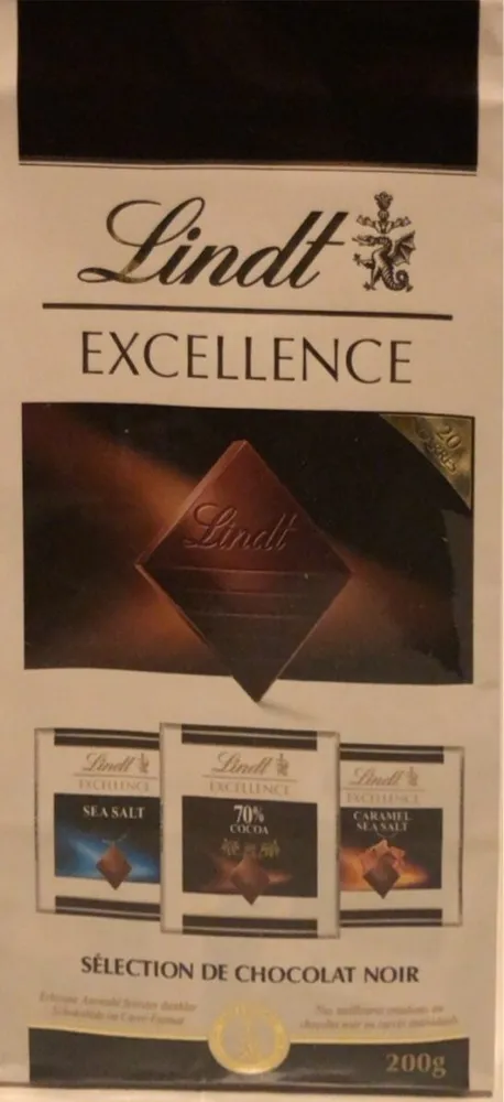 Sélection de chocolat noir