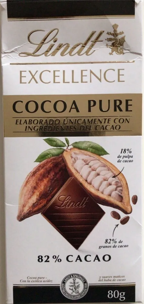 Cocoa Pure 82% cacao