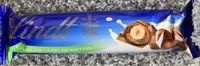 Barres chocolat lait noisettes