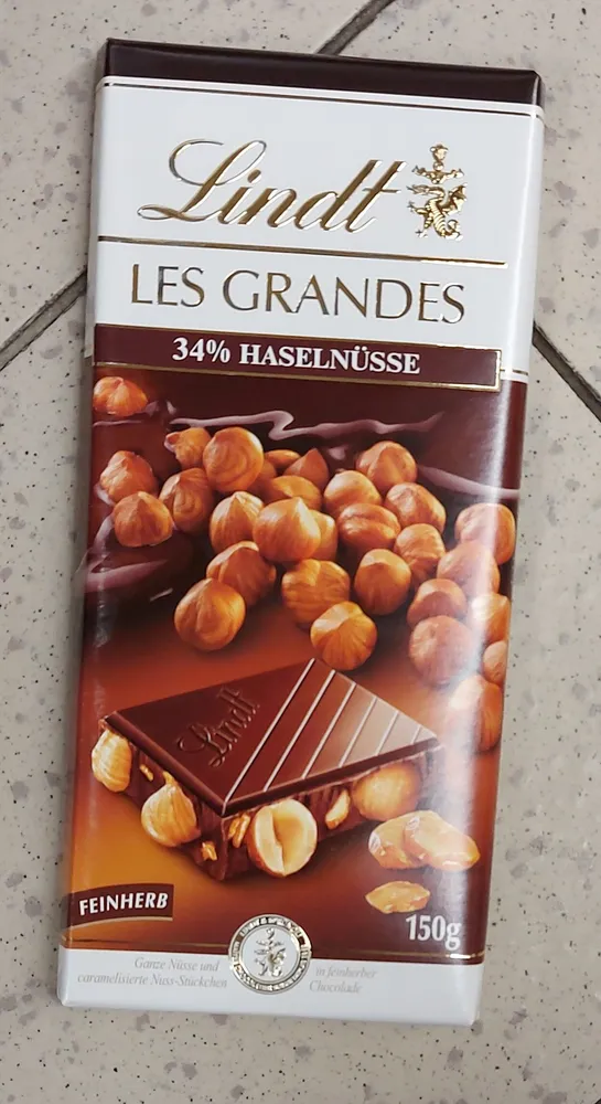 Les Grandes feinherb 34% Haselnüsse