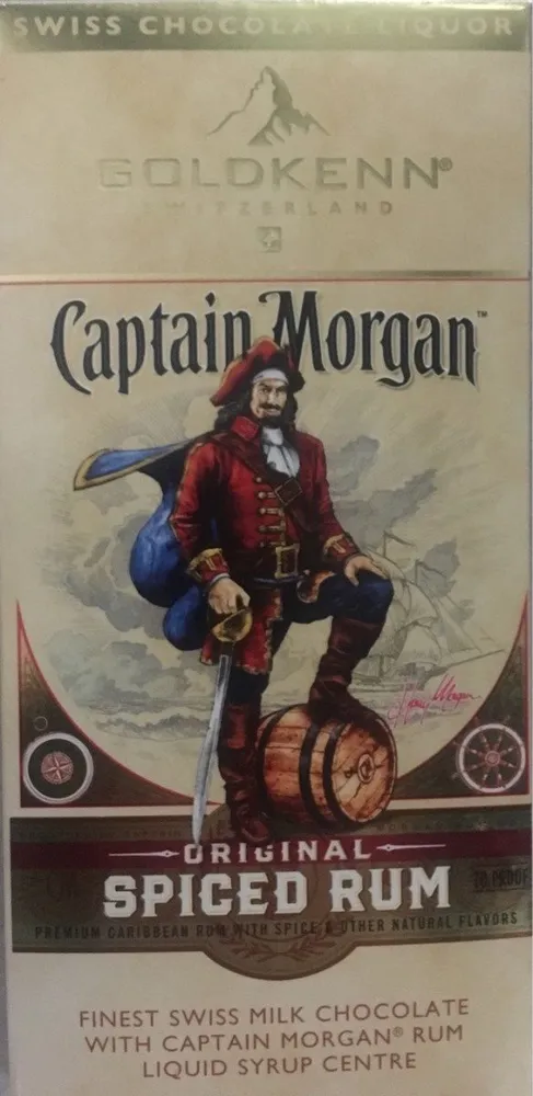 Captain Morgan Spiced Rum Milk Chocolate