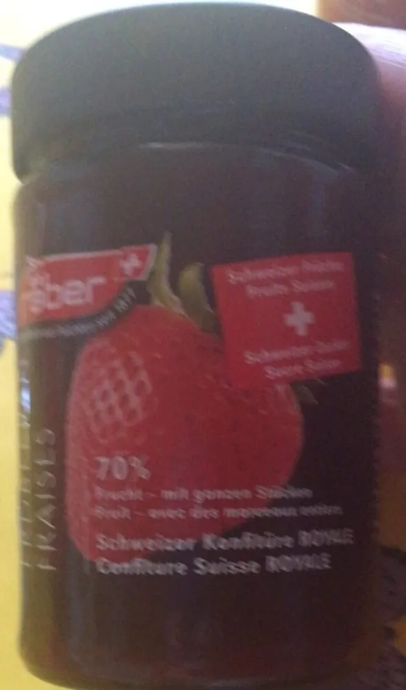 Confiture Suisse Royale Fraises