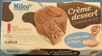 Crème dessert Chocolat au lait Villars