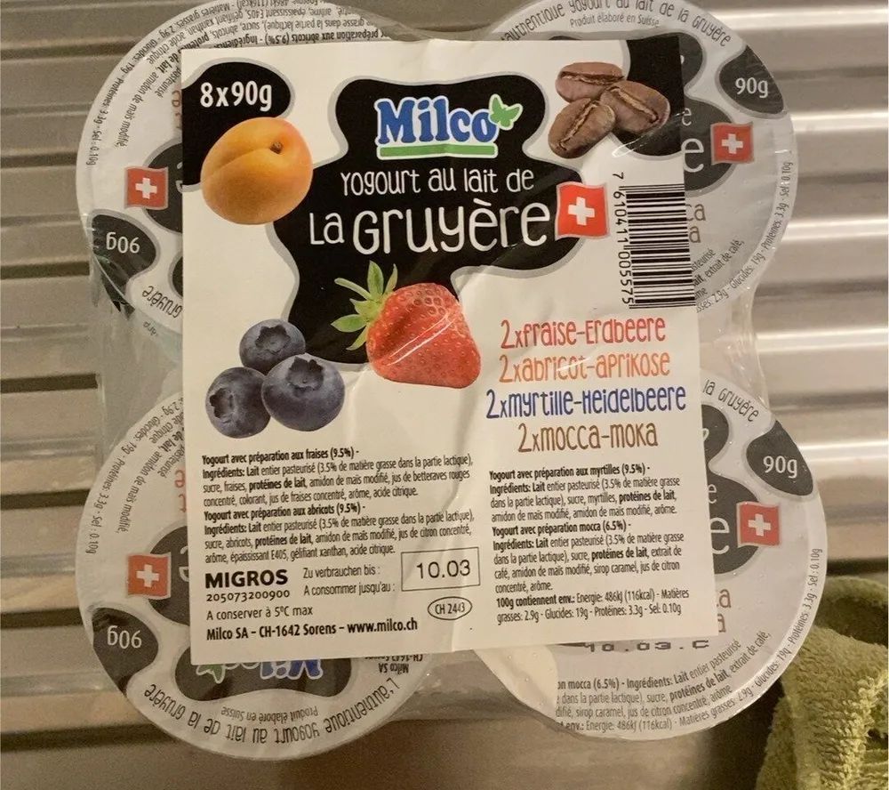 Milco yaourt