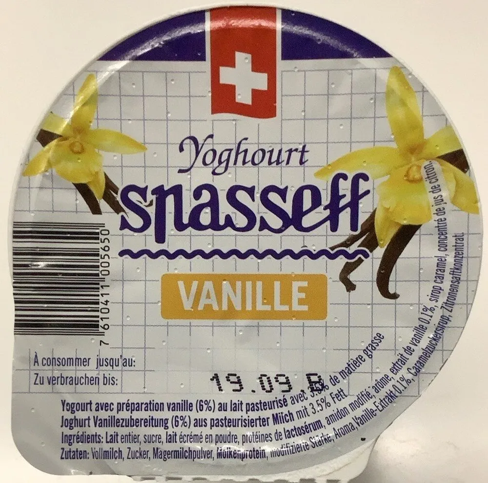 Yogourt Spasseff vanille